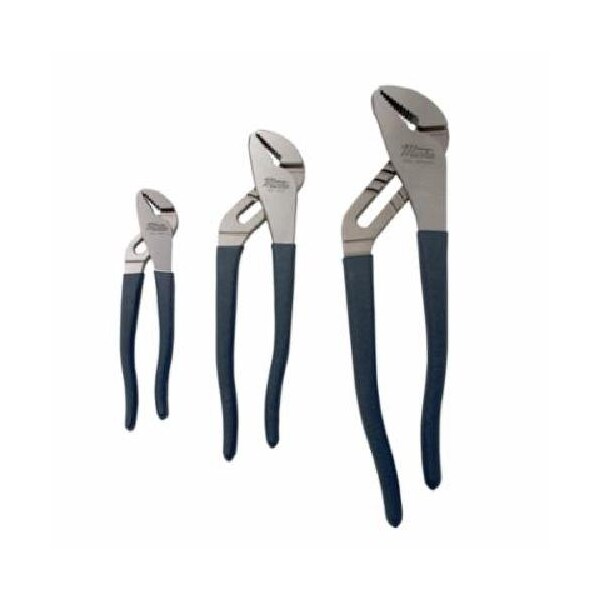 Set, Pliers, Tong-Groove, 3Pc, Bag,